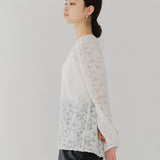 Lace Jacquard Blouse