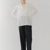 Lace Jacquard Blouse