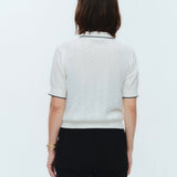 (yori) Cotton Eyelet Knit