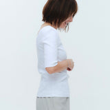(yori) Shoulder Pad Half Sleeve Tee