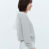 (yori) Back Dot Ribbon Knit