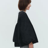 (yori) Blossom Gather Puff Blouse