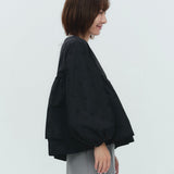 (yori) Blossom Gather Puff Blouse