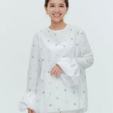 (yori) Blossom Balloon Cuff Blouse