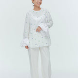 (yori) Blossom Balloon Cuff Blouse