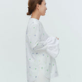 (yori) Blossom Balloon Cuff Blouse