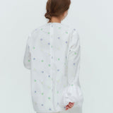 (yori) Blossom Balloon Cuff Blouse