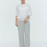 (yori) Back Dot Ribbon Knit