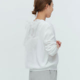 (yori) Back Dot Ribbon Knit