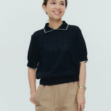 (yori) Cotton Eyelet Knit