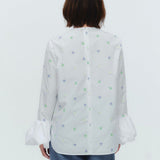 (yori) Blossom Balloon Cuff Blouse