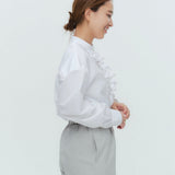 (yori) Ruffle Gather Blouse
