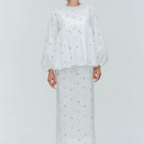 (yori) Blossom Gather Puff Blouse