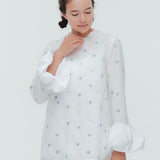 (yori) Blossom Balloon Cuff Blouse