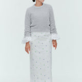 (yori) Blossom Balloon Cuff Blouse