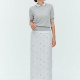 (yori) Blossom Long Skirt