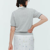 (yori) Cotton Eyelet Knit