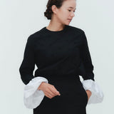 (yori) Blossom Balloon Cuff Blouse