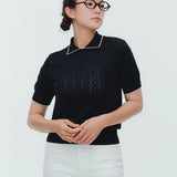 (yori) Cotton Eyelet Knit