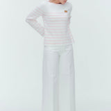 Jane Wide White Denim
