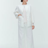 Jane Wide White Denim