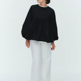 (yori) Blossom Gather Puff Blouse