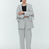 (yori) Shoulder Pad Half Sleeve Tee