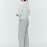 (yori) Back Dot Ribbon Knit