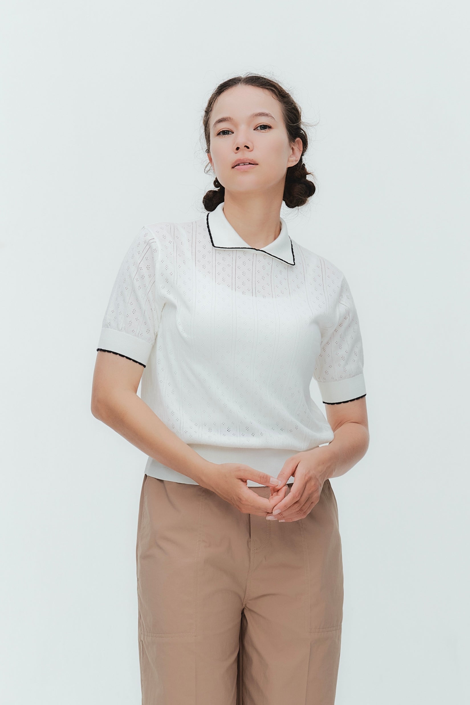 Cotton Eyelet Knit