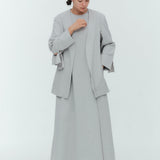 (yori) Dry Oxford Ribbon Sleeve Jacket