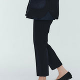 Double Cloth Pin Tuck Pants