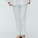 Double Cloth Pin Tuck Pants +