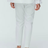 Double Cloth Pin Tuck Pants +