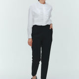 Double Cloth Pin Tuck Pants
