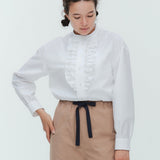 (yori) Ruffle Gather Blouse