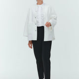 (yori) Ruffle Gather Blouse