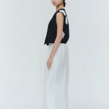 Double Tuck Linen Pants