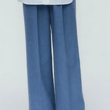 Double Tuck Linen Pants