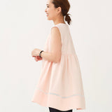 Petite Lace Gather Blouse