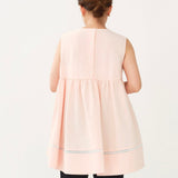 Petite Lace Gather Blouse