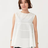 Cotton Tiered Sleeveless Top