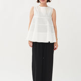 Cotton Tiered Sleeveless Top