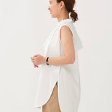 Drape Collar Blouse