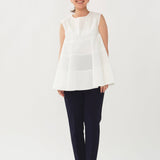 Cotton Tiered Sleeveless Top