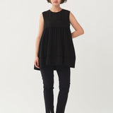 Petite Lace Gather Blouse