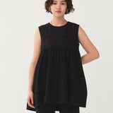 Petite Lace Gather Blouse