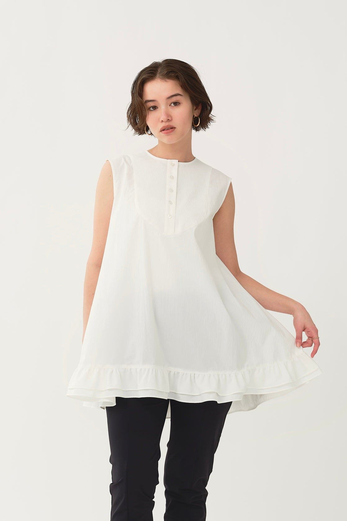 Double Frill UV Tunic