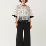 Dot Organza Blouse