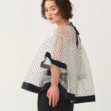 Dot Organza Blouse
