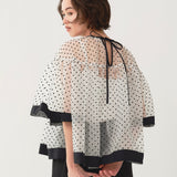 Dot Organza Blouse